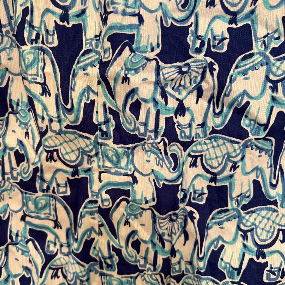 Lily Pulitzer Bomber Blue Get Trunky Shift Dress - Picture 6 of 6